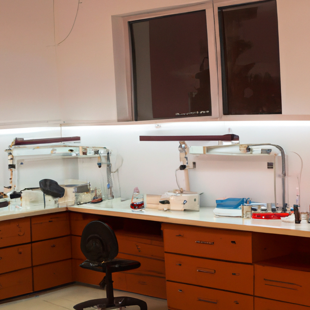 A high-tech pathology lab in Masjed Soleyman.