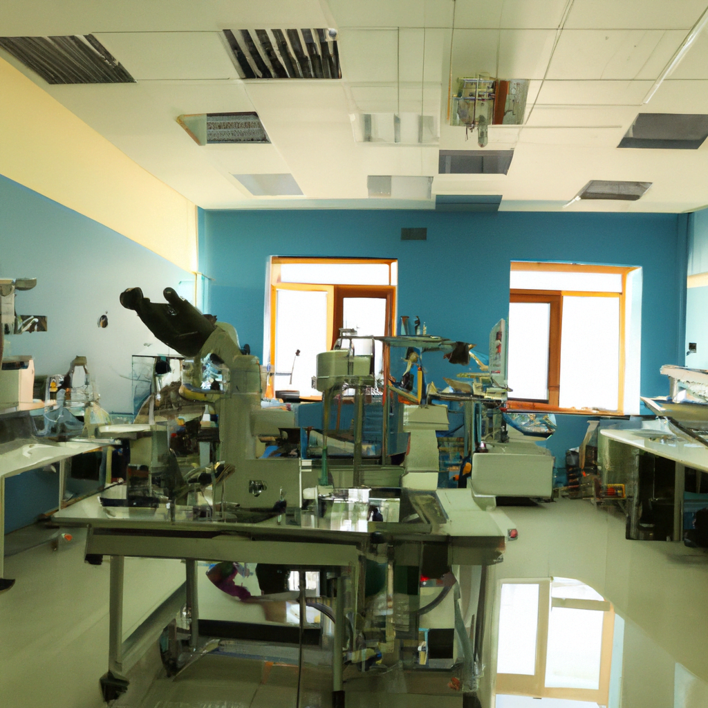Highly advanced pathology laboratory in Mesjid Soleiman.