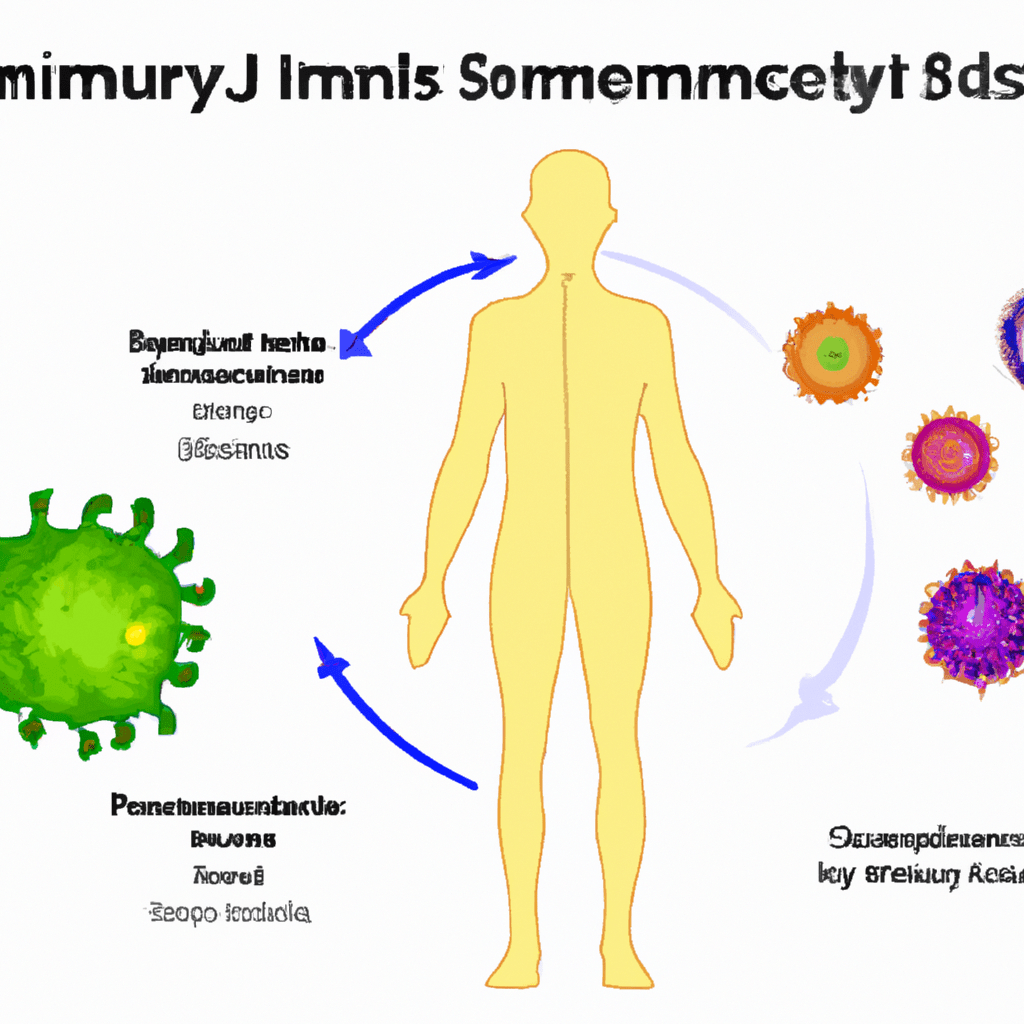 A colorful illustration of immune system regulation.