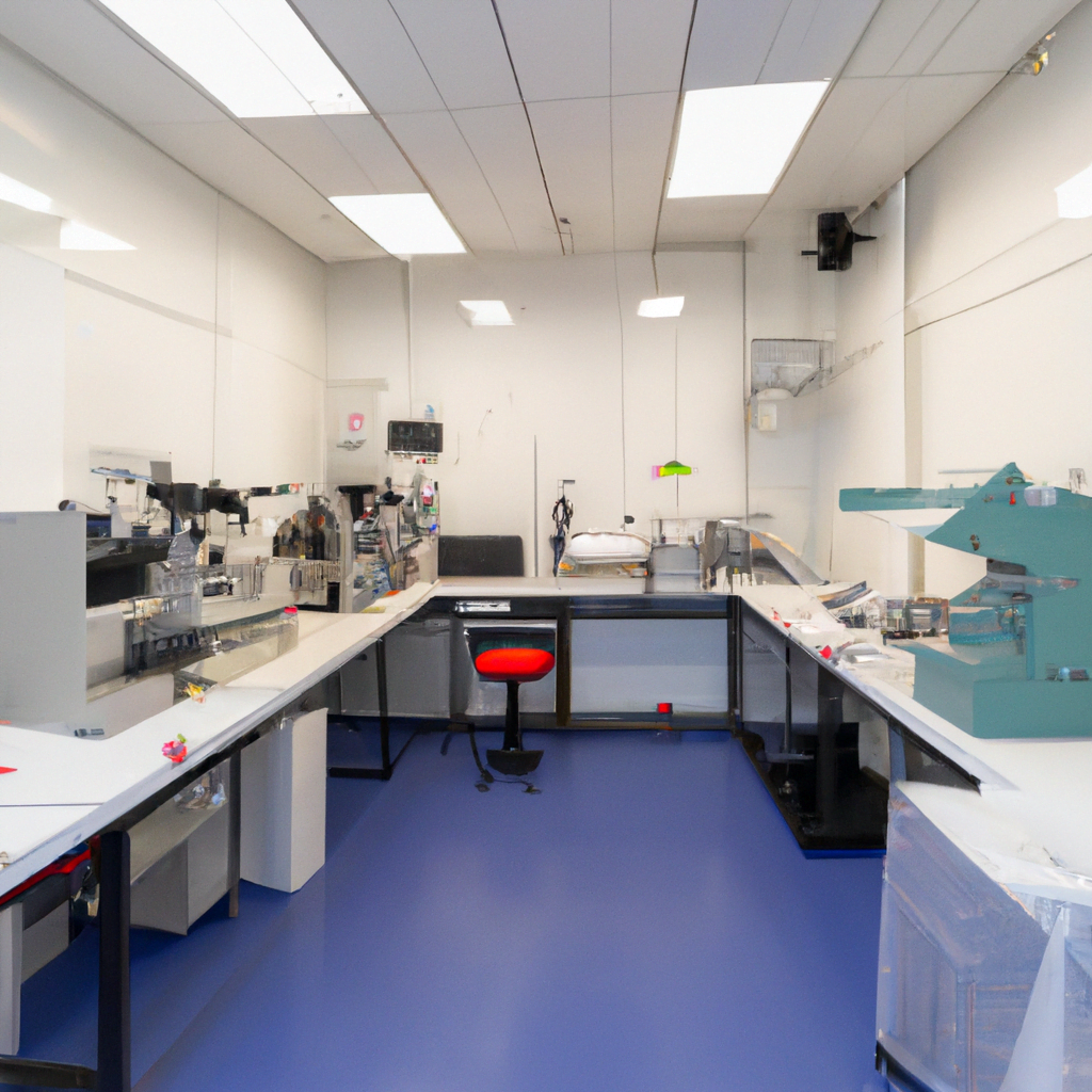 A modern and advanced pathology laboratory.