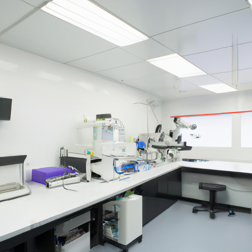 A modern and specialized pathology laboratory.