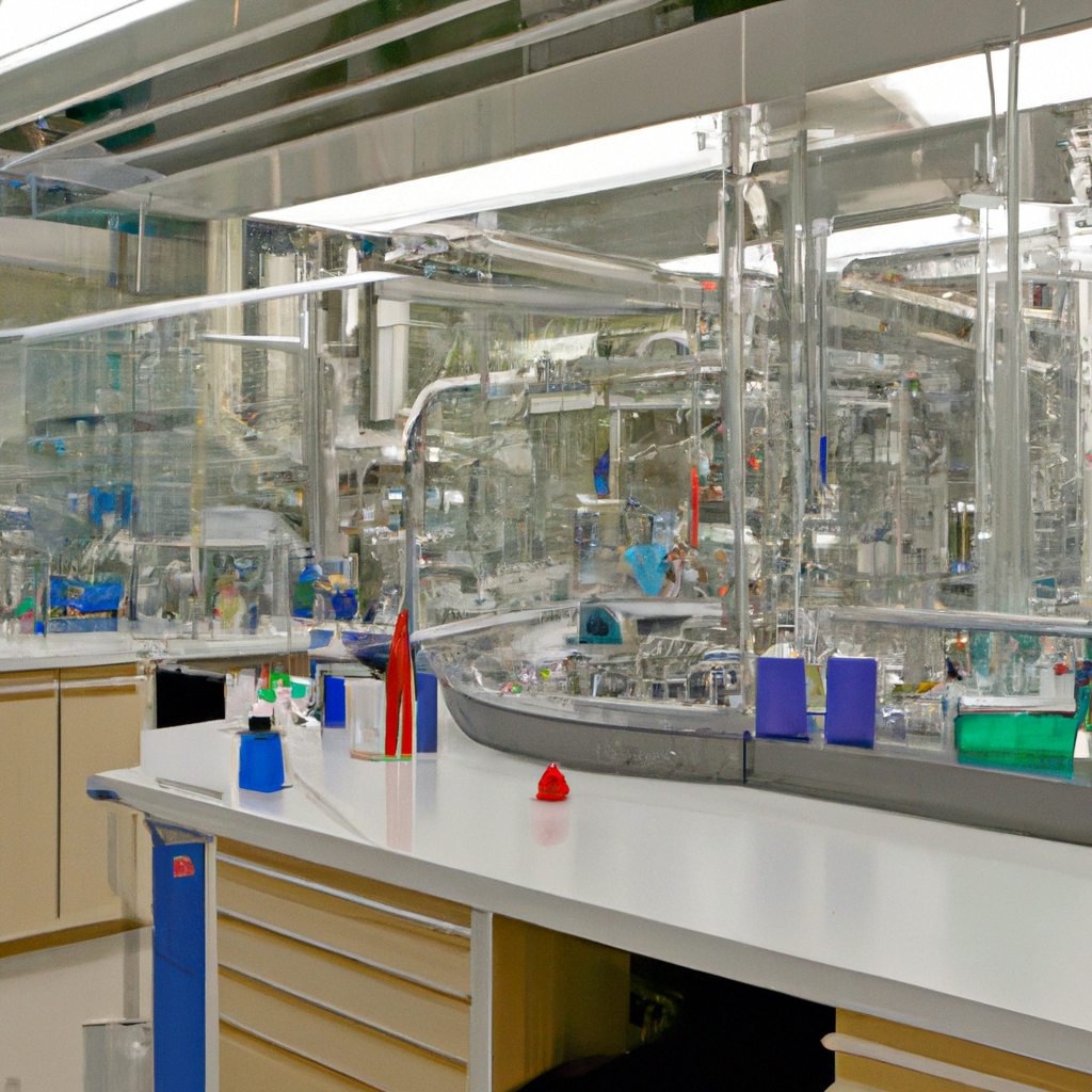 A modern laboratory in academic city.