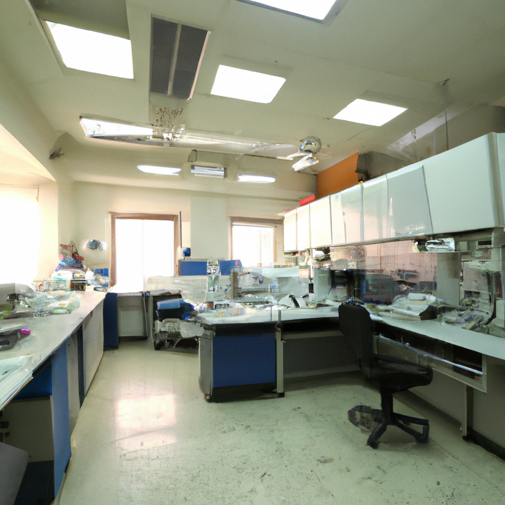 A modern pathology laboratory in Masjed Soleiman.