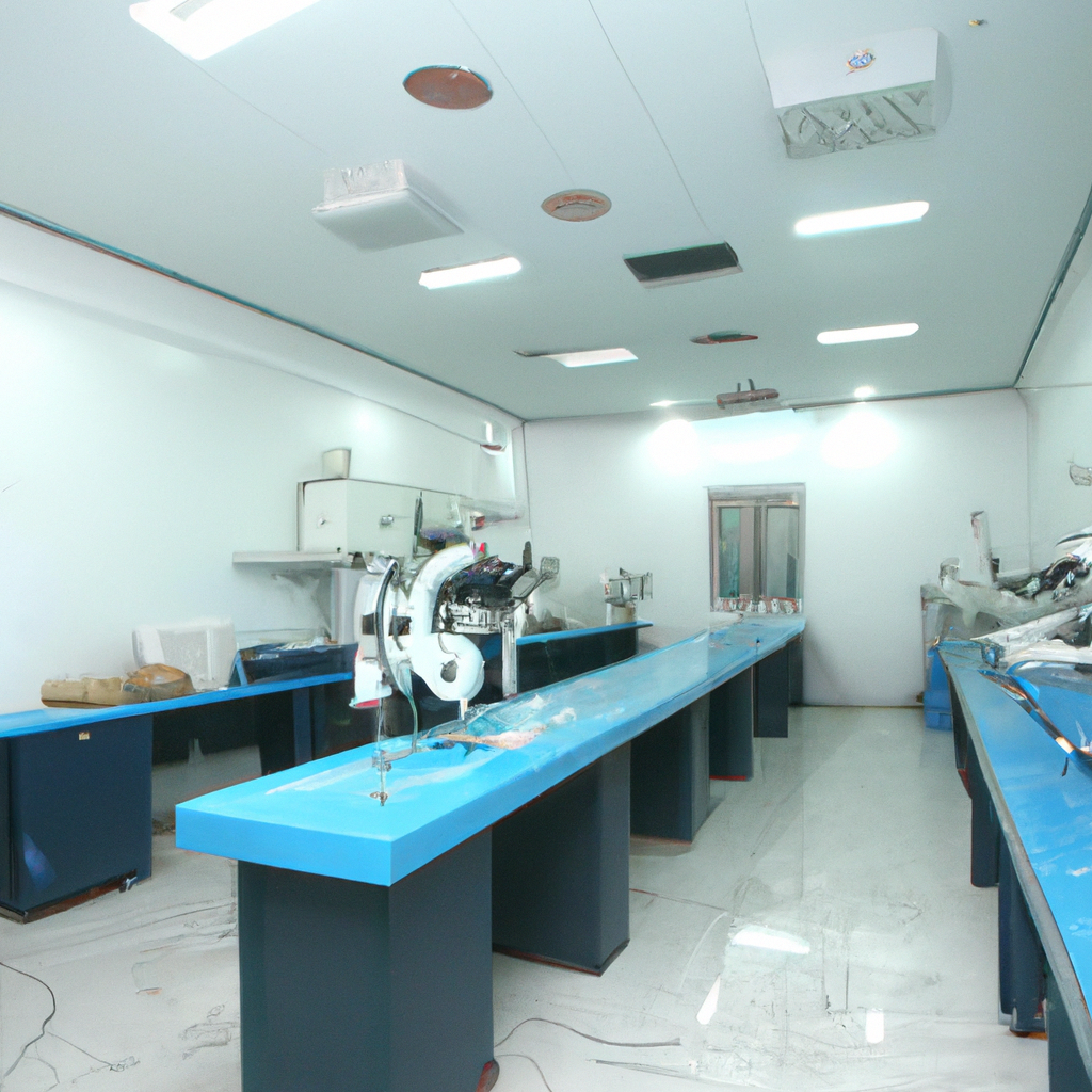 A modern pathology laboratory in Masjed Soleyman.