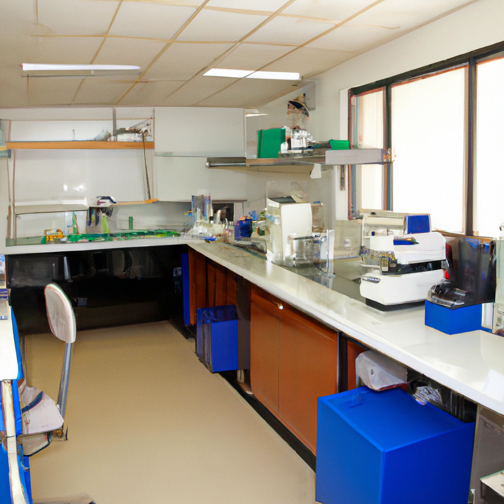A modern pathology laboratory in Meher.
