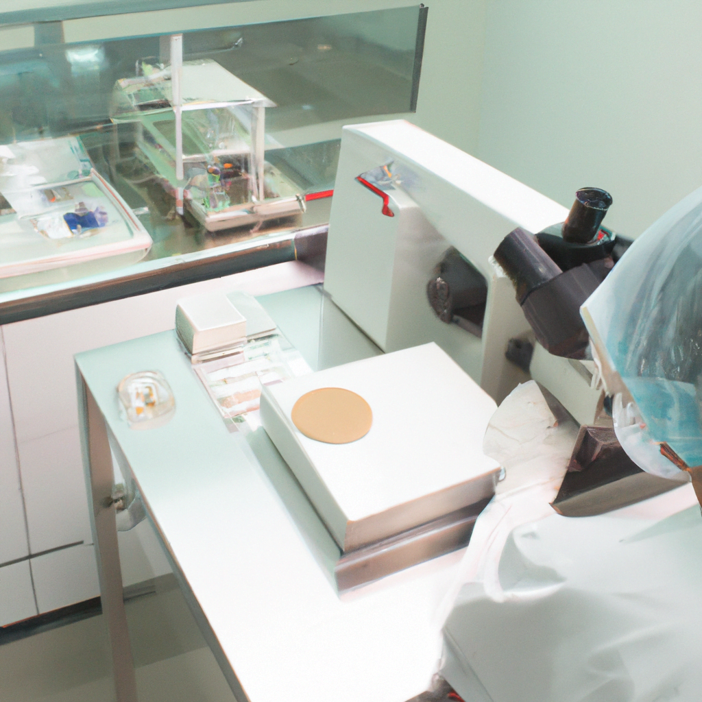 State-of-the-art pathology laboratory in action.