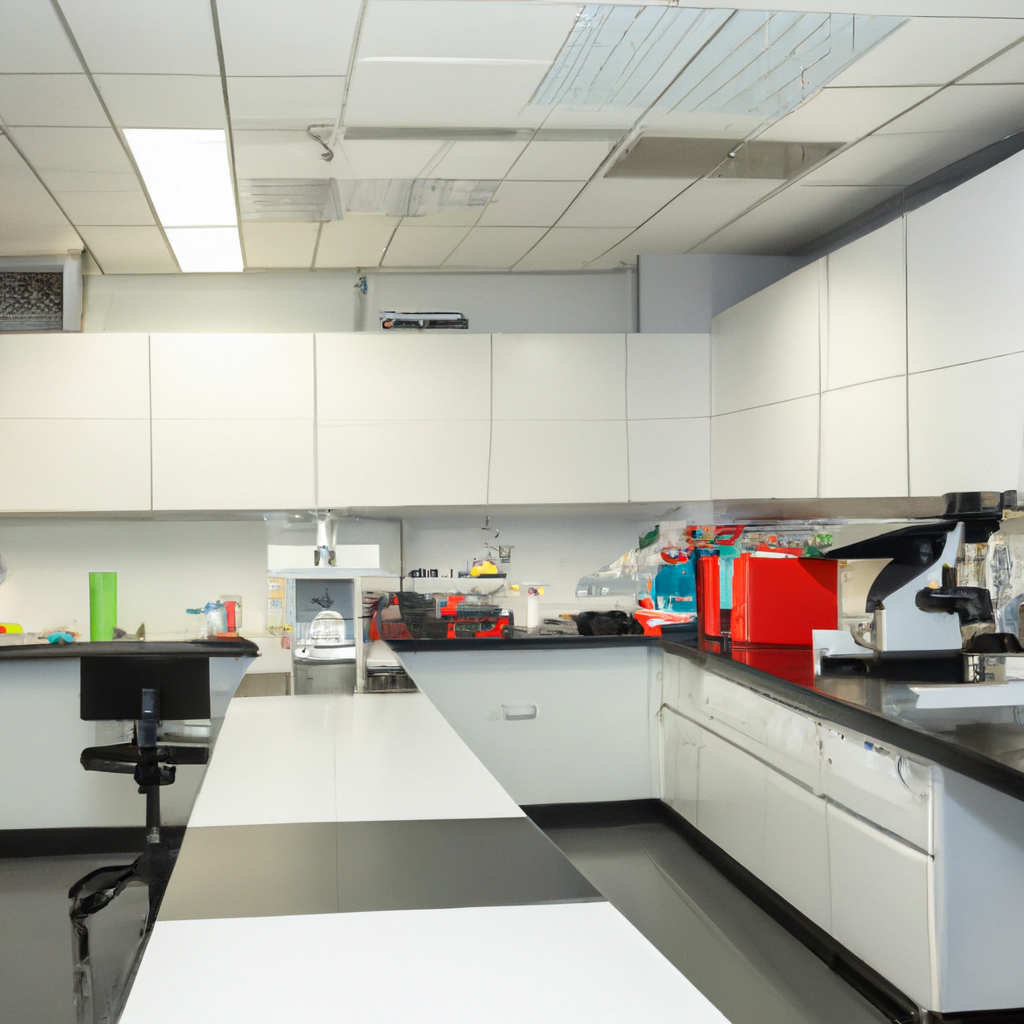 State-of-the-art pathology laboratory with advanced technology.