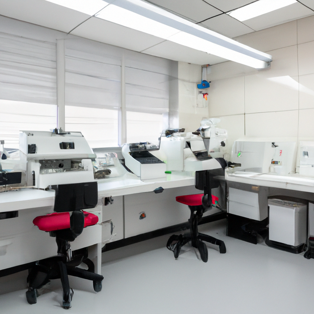 A modern and advanced pathology laboratory.